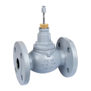 DF100B160CI двухходовой клапан, фланцевый, DN100, PN16, kvs160, чугун