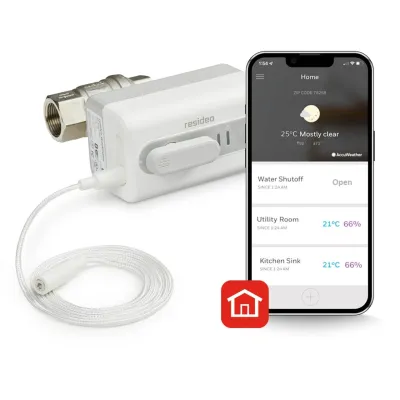 VWS02Y025E-LF — L5 WiFi-исполнительный механизм с шаровым краном 1" с РП (RP) , без содержания свинца