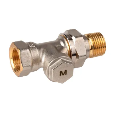 V2410D0020 Verafix-MES-II Lockshield valve, measuring, straight, 3/4 in