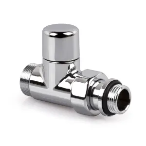 V2482R0015A Chrome, double angle right, DN 15 kvs 1.18, Rp 1/2 inch