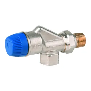V2100API15 Kombi-TRV Pressure independent, horizontal angle, 1/2 in