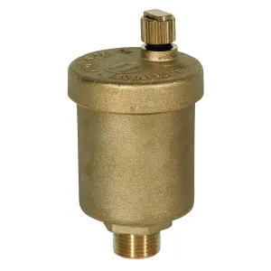 EZ121-3/8A латунь — соединение 3/8 с запорным клапаном