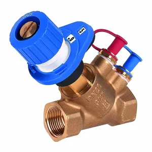 V5032Y0025B manual double regulating balancing valve, 25 mm