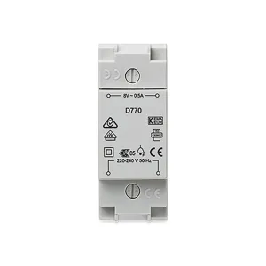 D770 Transformer 8V 0.5A DIN/Surface