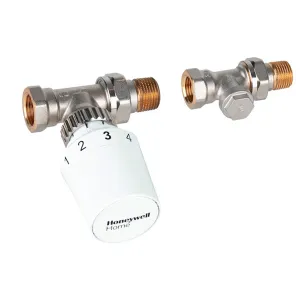 Термостатический радиаторный клапан Resideo VTL5020DS15 T5019 + V2020DSX15 + V2420D0015