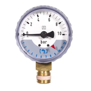 M70AF-A10MR - Pressure gauge 0-10 bar
