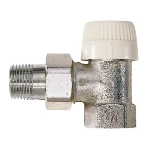 V2000EVS10 10 mm Angle to DIN Radiator Valve, 3/8 in