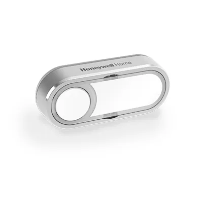 DCP511G Wireless push button with nameplate and LED, Offset Landscape
