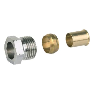 Фитинги Resideo FIG1/2CSS15 сжатия, внутренние резьбы, 1/2 x 15 мм, мягкая сталь