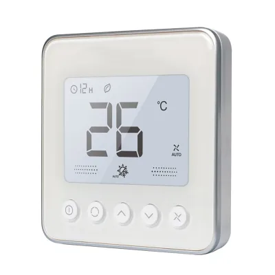 TF428WN-RSS_U Fancoil On/Off thermostat with remote sensor input, White