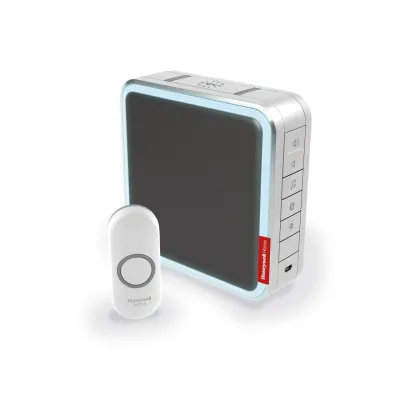DC917NG Wireless portable doorbell with push button - Grey