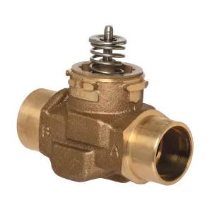 VCZBE1100 2-way 1 1/4 in Sweat VC Valve Assembly 7 Cv and linear flow
