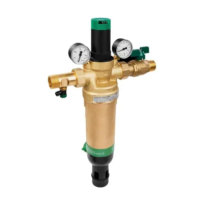 HS10S-1/2AAM Red bronze filter bowl, threaded male connections, 1/2 in