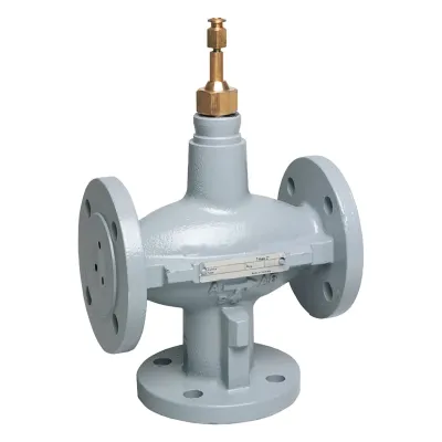 XF32A16 3 way valve, flanged, DN32, PN6, kvs16