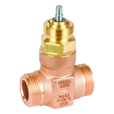 VDE15C0.25RB-SV - 2-Way Linear Valve, ext. thread, DN15, PN25, kvs1.0