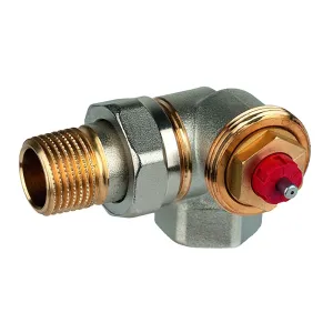 Термостатический клапан Resideo Resideo V2020RFX10 - Body double angle right, 10 mm, 3/8 in