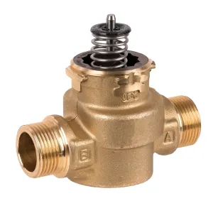 VCZAH1000/U - 3/4" BSPP, 2-way body, external thread, 5.3 kvs