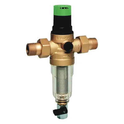 FK06-1/2AA Threaded union connectors, clear filter bowl, DN15, 1/2"