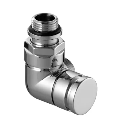 V2482L0015 - Verafix Design lockshield valve, Chrome, Double angle left