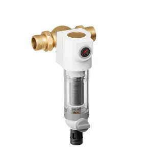 F74CS-11/2LFAA With rotatable connector piece, DN40, 1 1/2", 100 µm