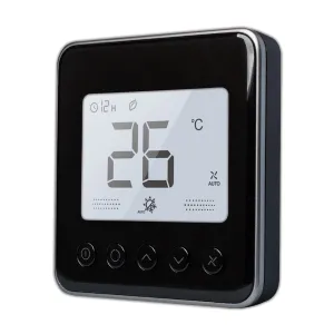 TF428DN-RSBS_U Fancoil controller for 2/4 pipe, black, remote setback