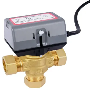 VC4613MF6000 22 mm Diverter valve 6.8 kvs