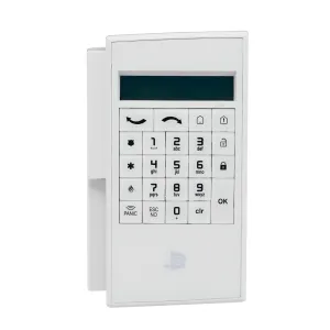 Resideo XMA621 - Беспроводная вертикальная алфавитная клавиатура