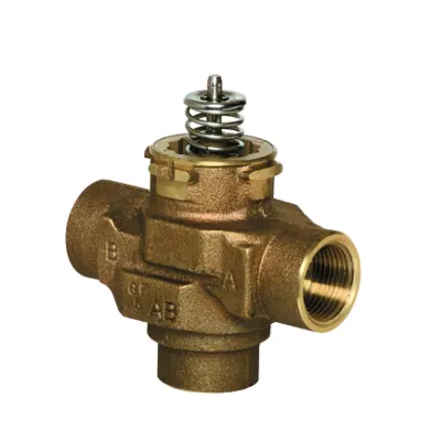 Resideo VCZME6000/U - 1/2 " BSPP, 3-way valve body, internal thread 3.2 kvs