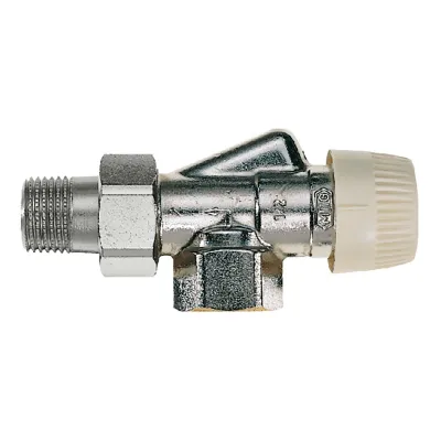 V2000AVS10 10 mm Horizontal Angle Radiator Valve, 3/8 in