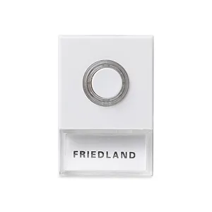 D723W Pushlite Lit Lit Doorbell Push
