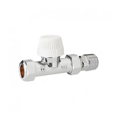 Термостатический радиаторный вентиль Resideo VTL120 Valencia Traditional TRV body only, straight, 15 mm