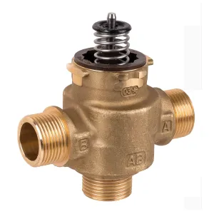 VCZMG6000/U - 3/4" BSPP, 3-way valve body, external thread, , 6.6 kvs